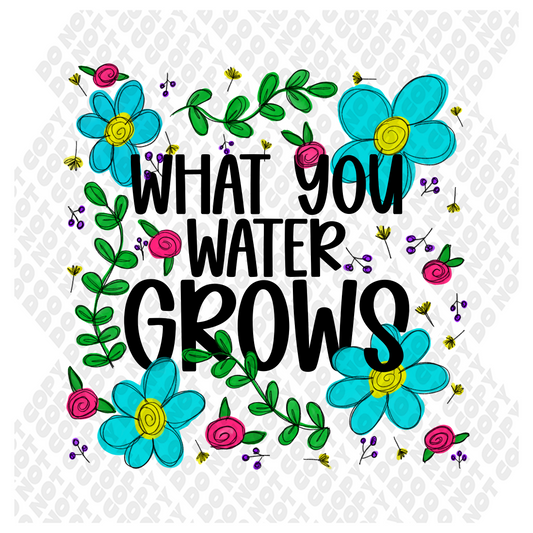 What You Water Grows White