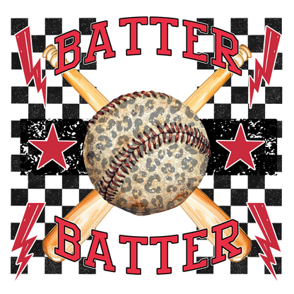 Batter Batter Baseball DTF Transfer