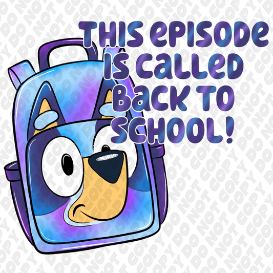 episode back to school bluey