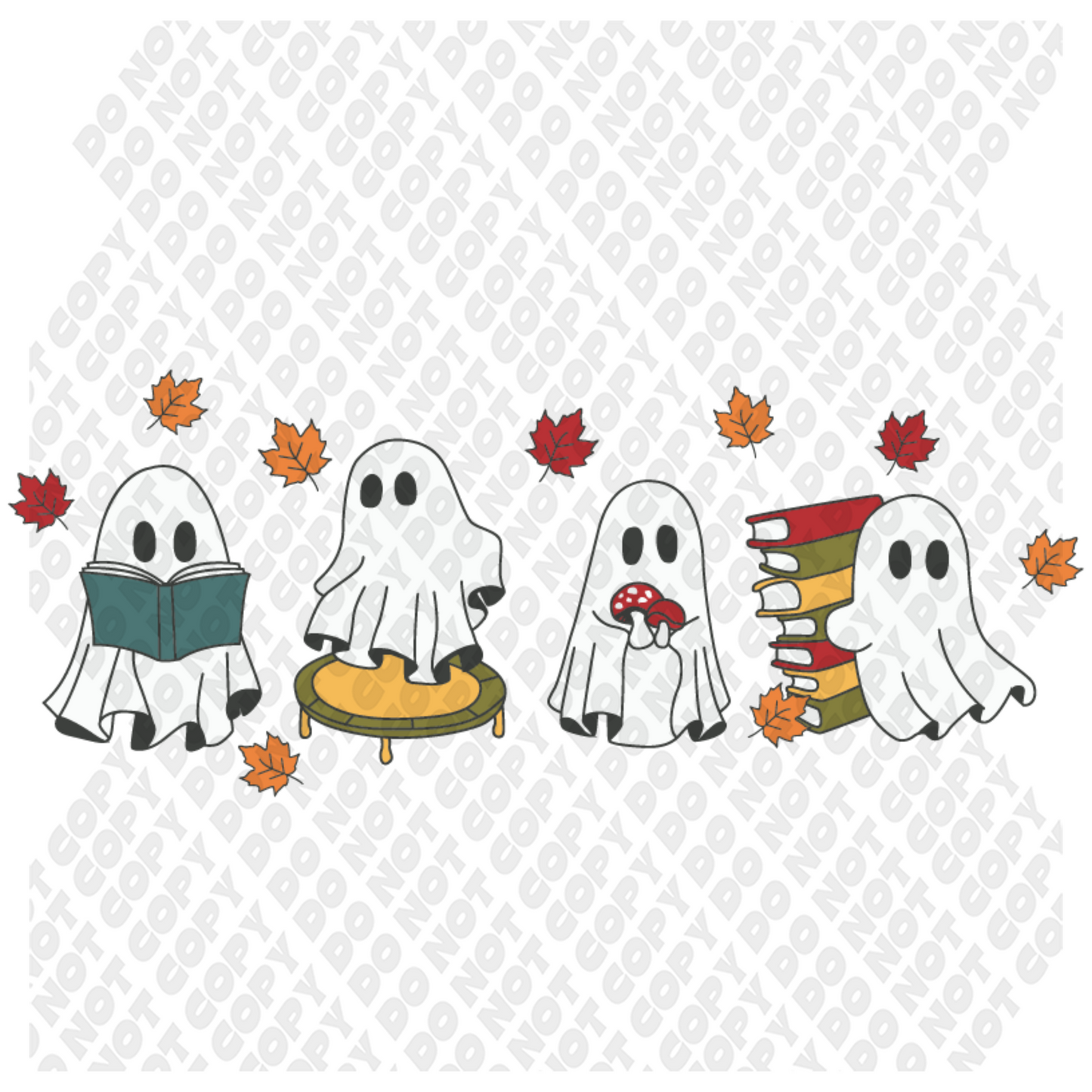 Fall Ghosts DTF Transfer