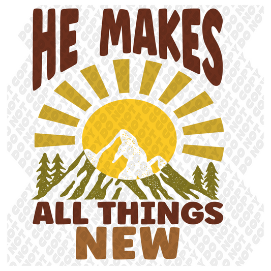 He Makes All Things New