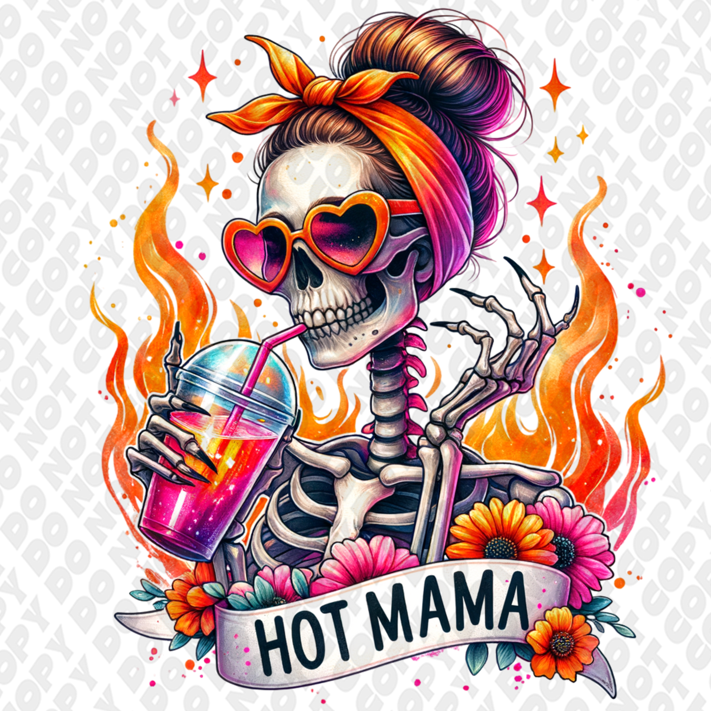 Hot mama skeleton