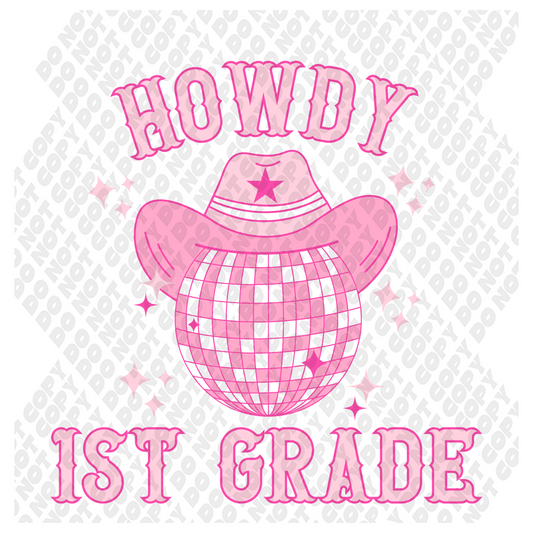 Howdy Disco Ball 1st Grade