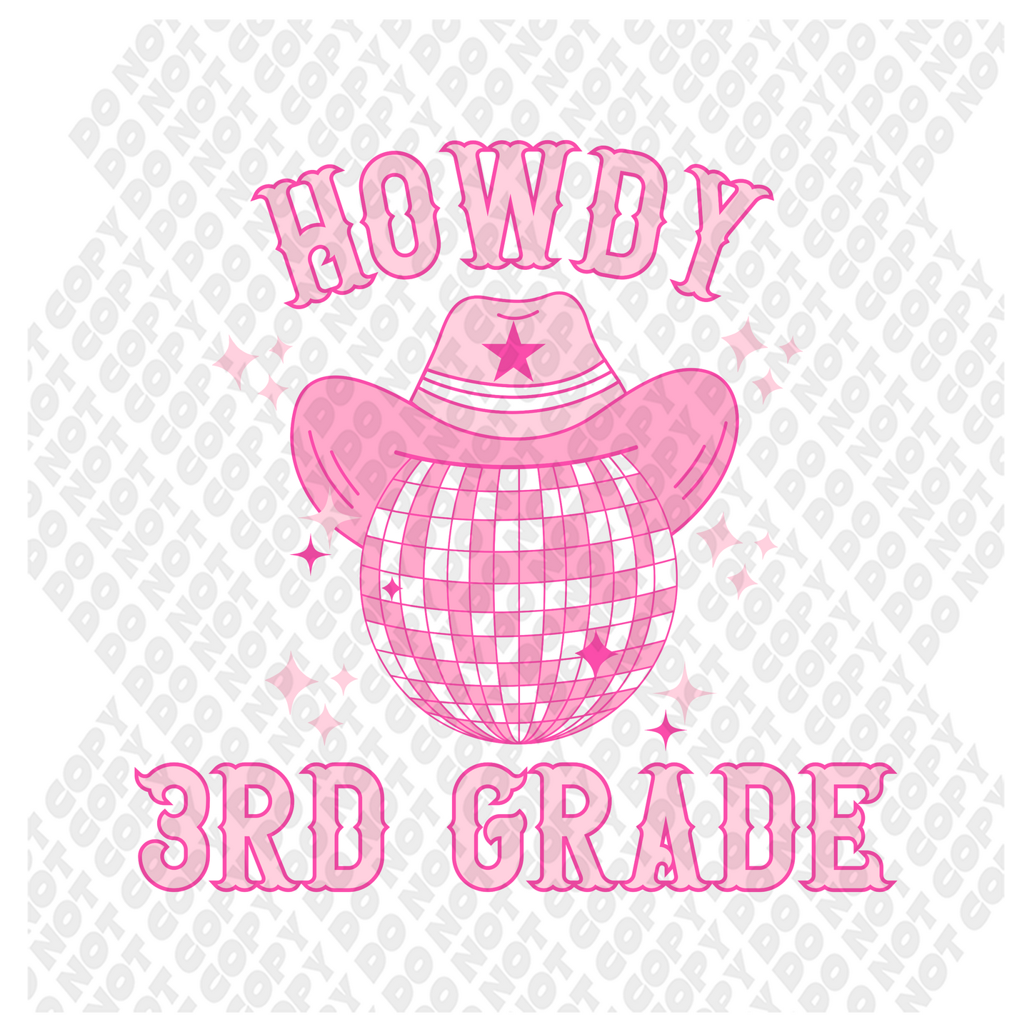 Howdy Disco Ball 3rd Grade