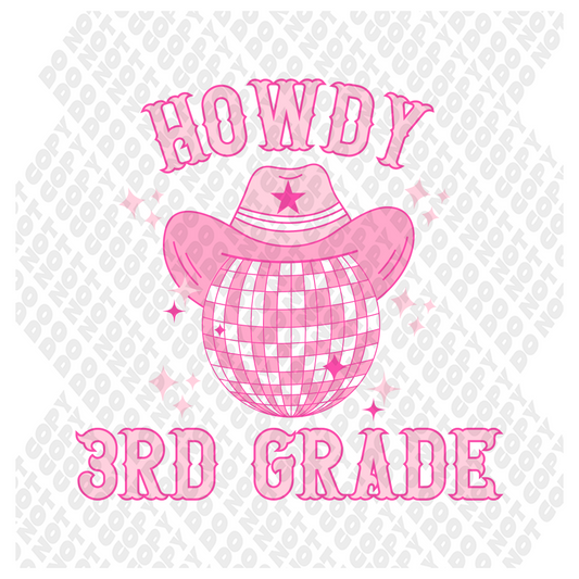 Howdy Disco Ball 3rd Grade