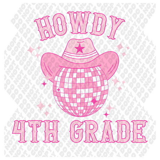 Howdy Disco Ball 4th Grade