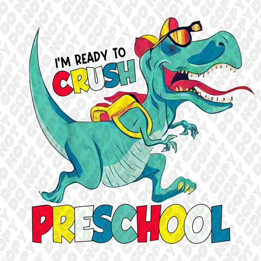 I'm ready to crush preschool