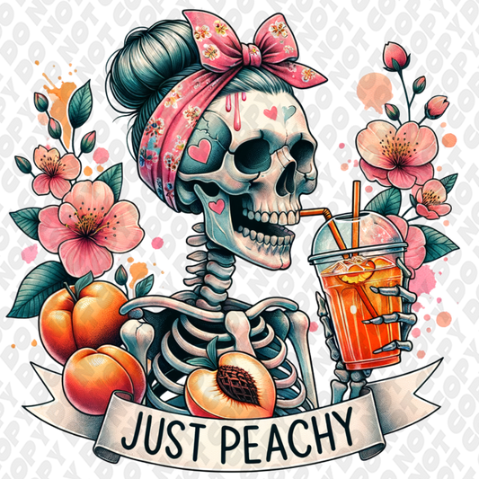 Just peachy skeleton