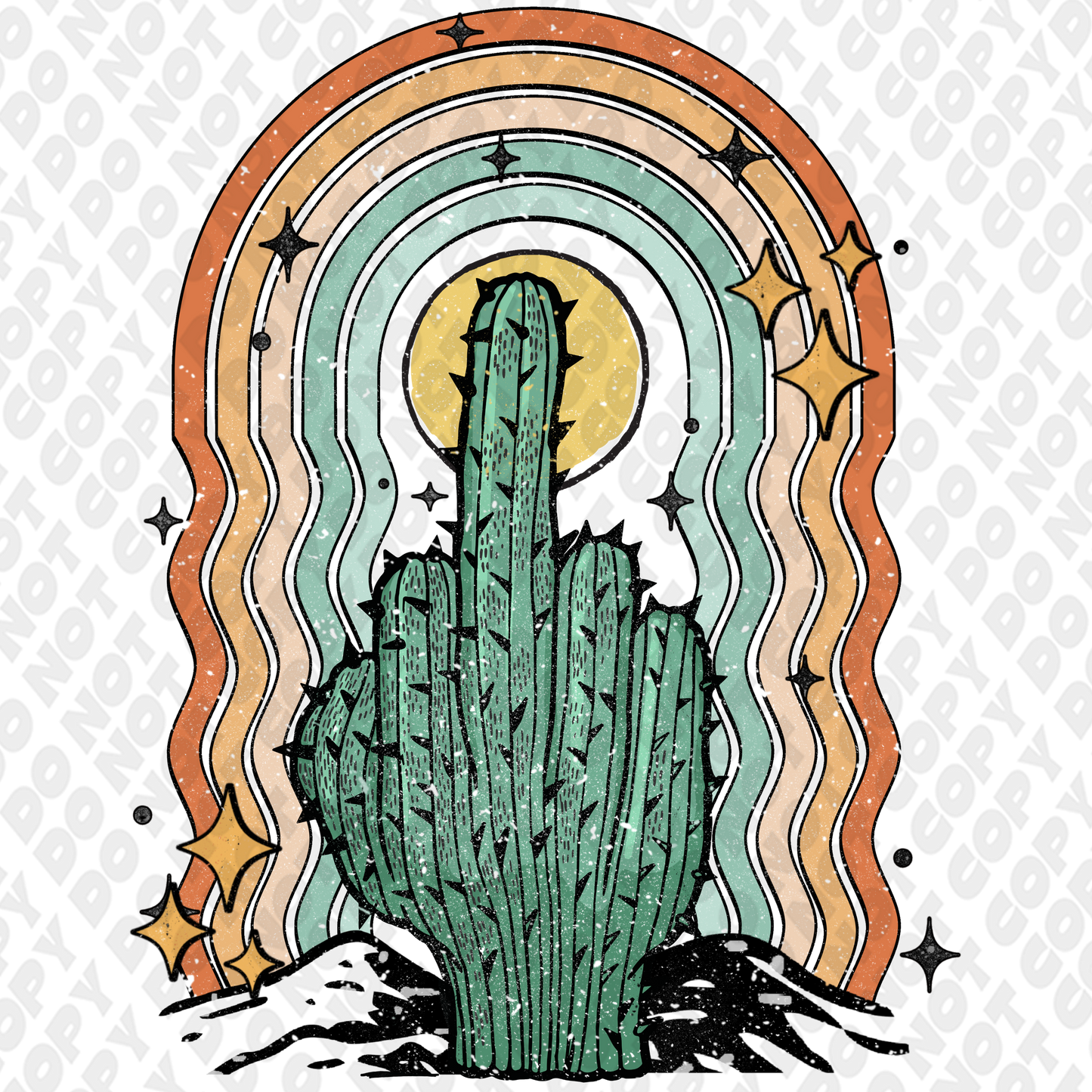 Cactus middle finger