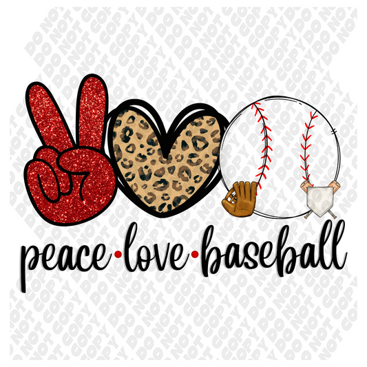 Peace Love Baseball 2