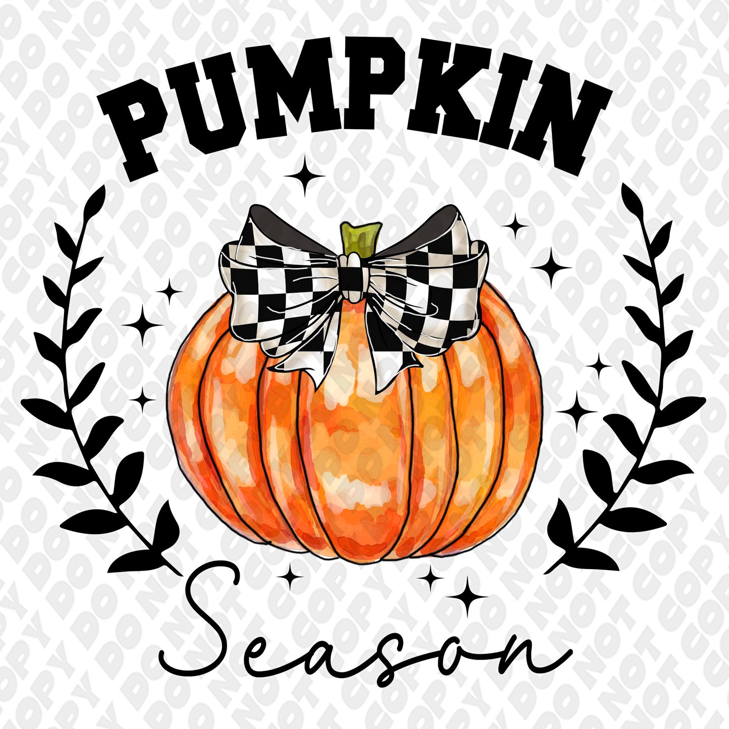 Pumpkin Season DTF Transfer