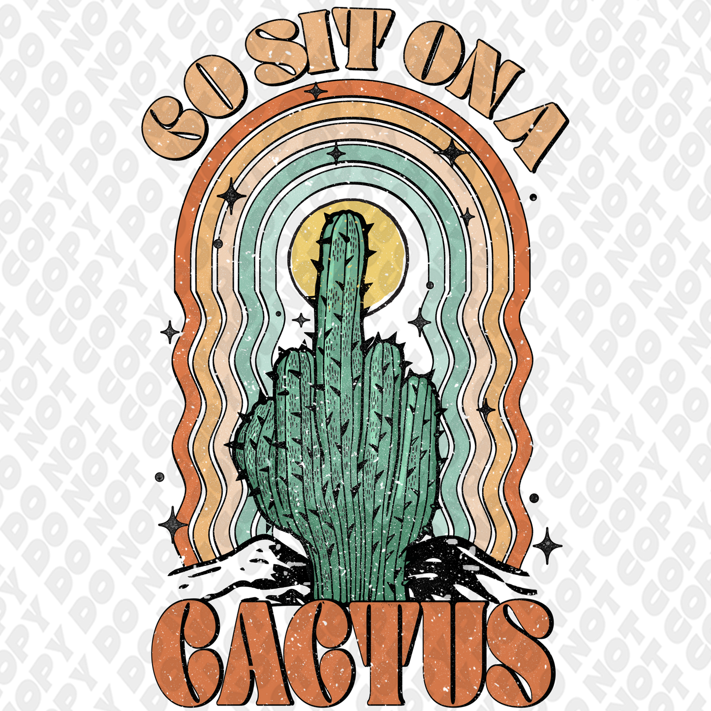 Sit on cactus