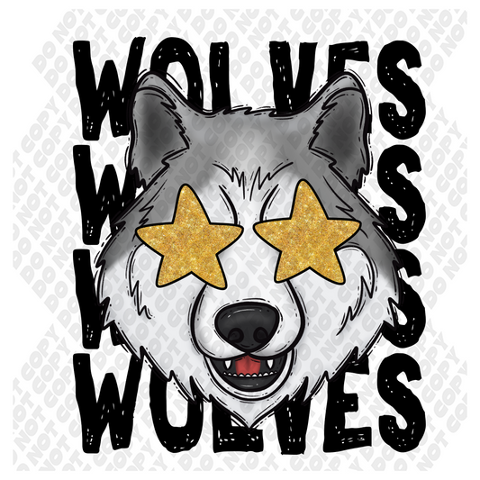 Wolves DTF Transfer